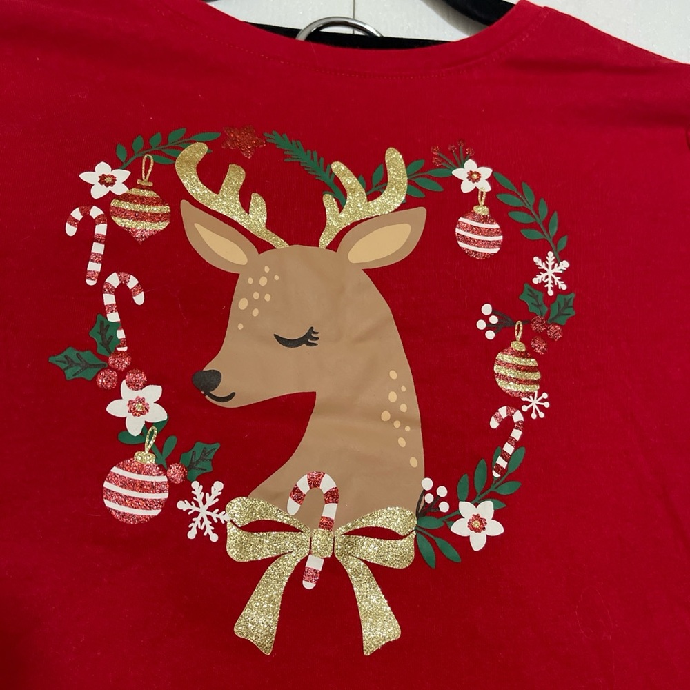 Holiday Time Red Top - Picture 2 of 4